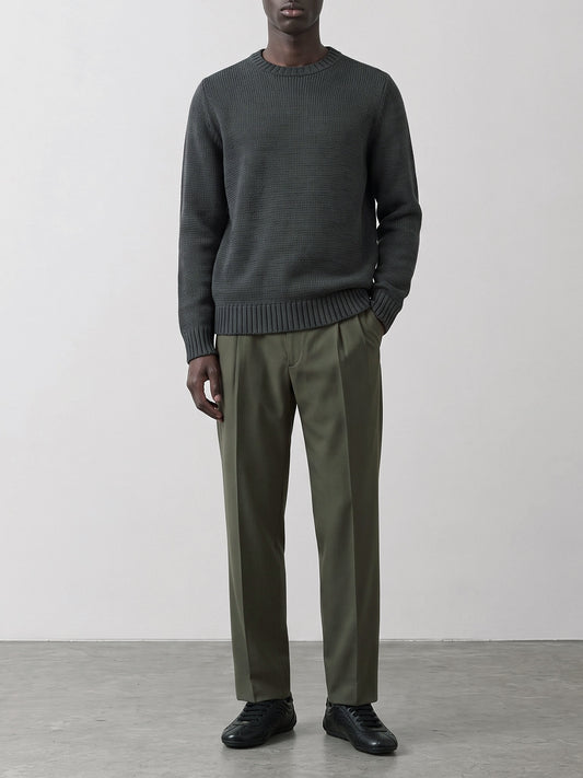 Maglioni girocollo Solid colour Grigio - Prada Uomo | PDP | VIETTI Online Store | 2