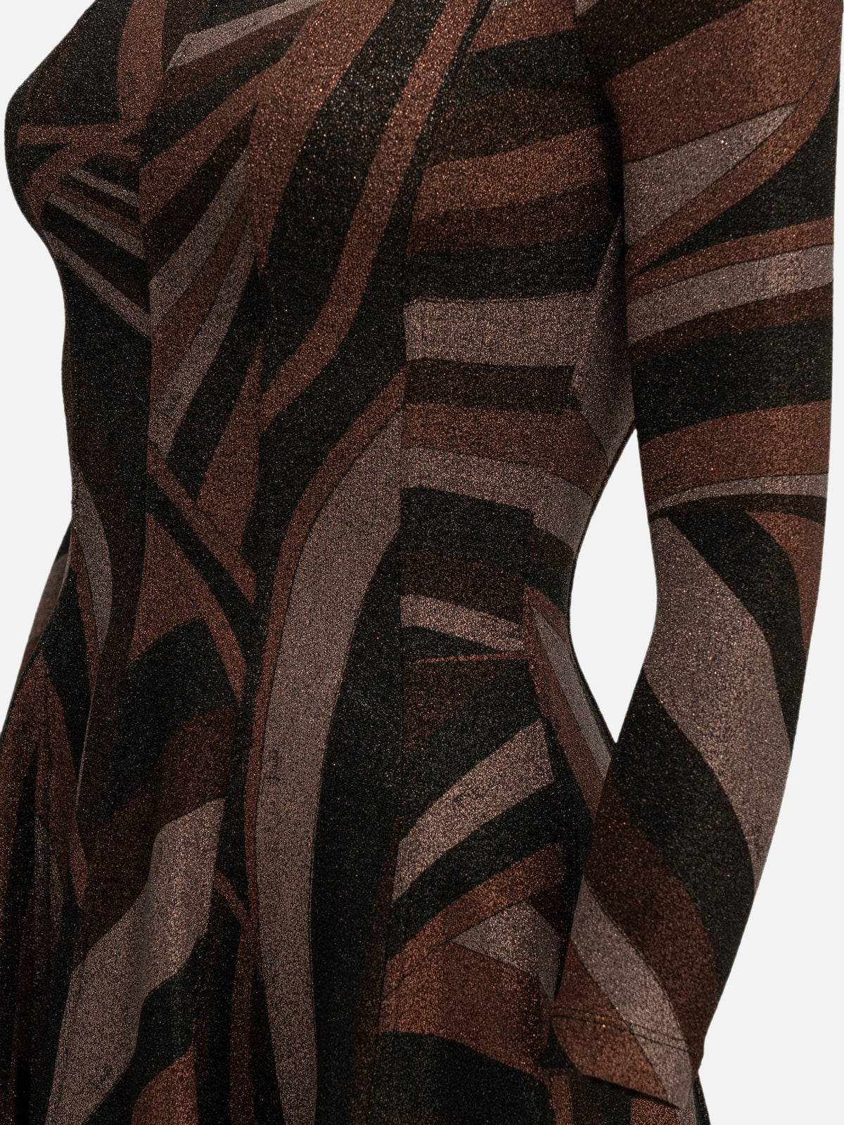 Pucci "Iride" Short Dress Bordeaux