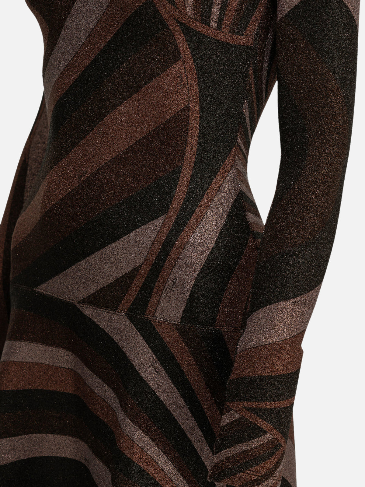 Pucci "Iride" Long Dress Bordeaux