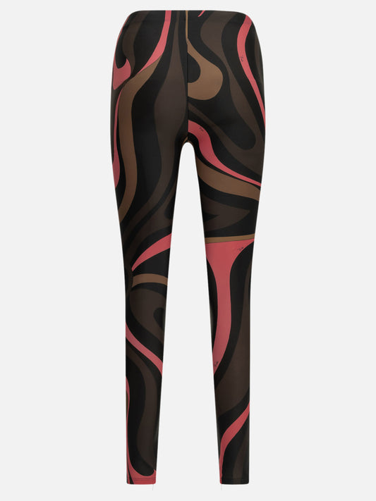 Pucci "Marmo" Leggings Brown
