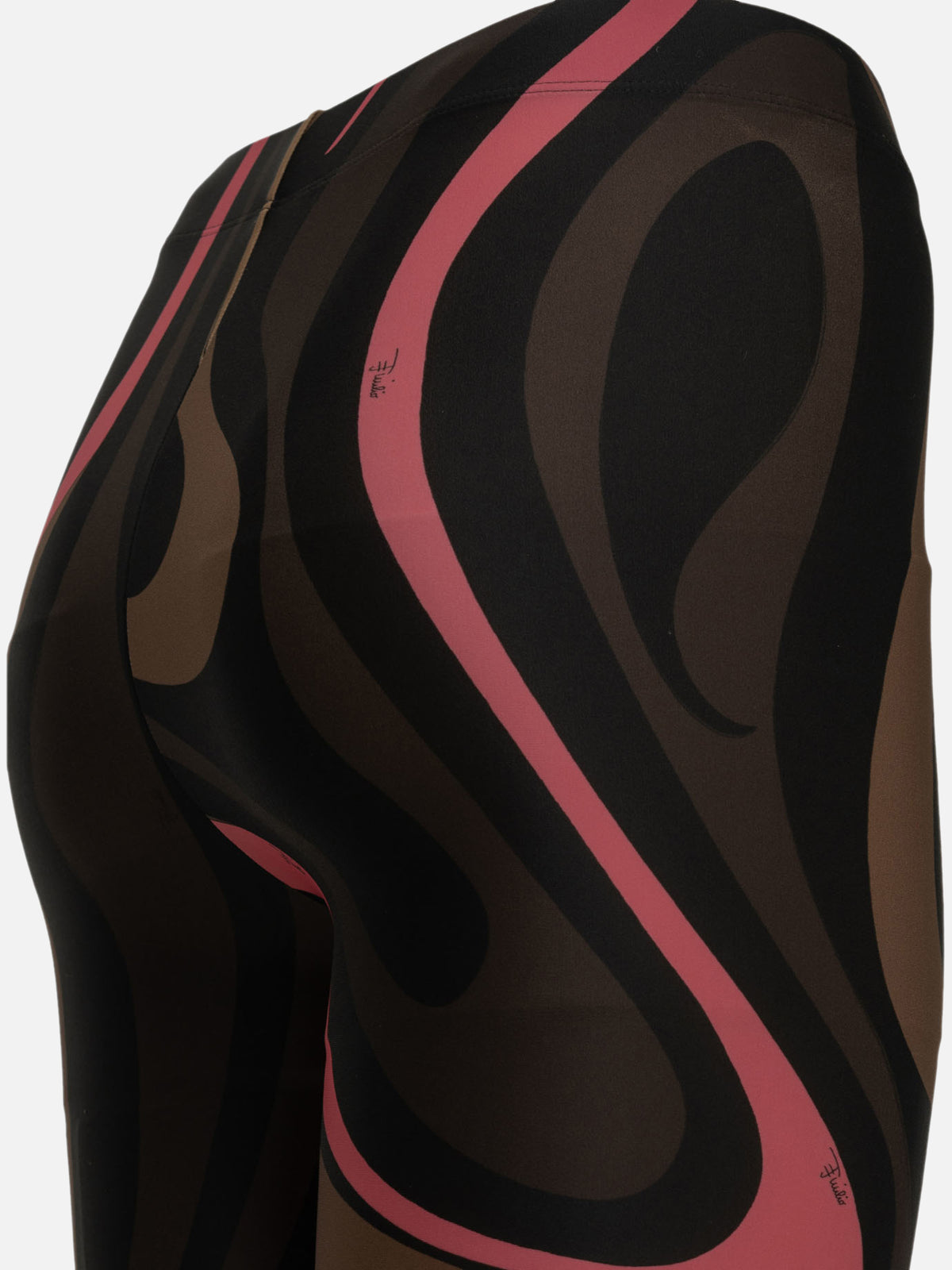Pucci "Marmo" Leggings Brown