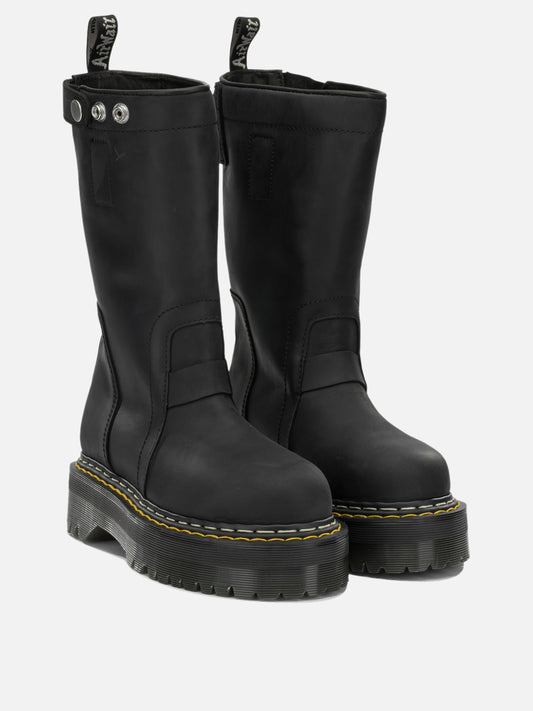 Rick Owens "Rick Owens x Dr. Martens - Quad Sole" Pull-On Ankle Boots Black