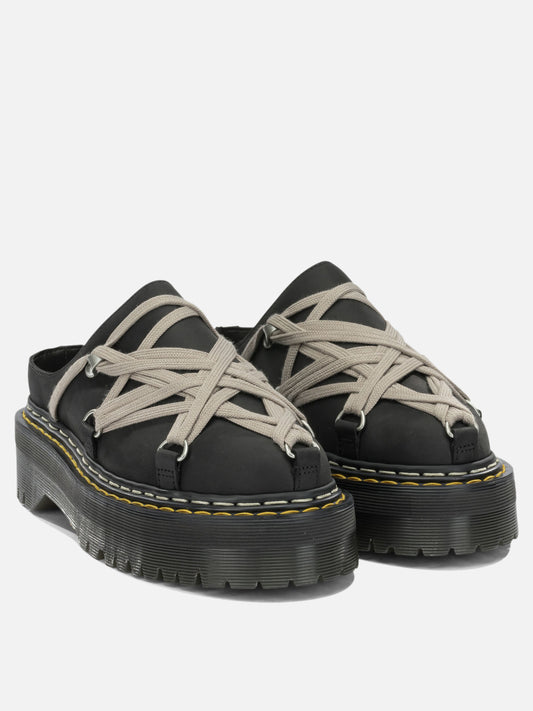 Rick Owens "Rick Owens x Dr. Martens - Quad Sole Megalace" Mules Black