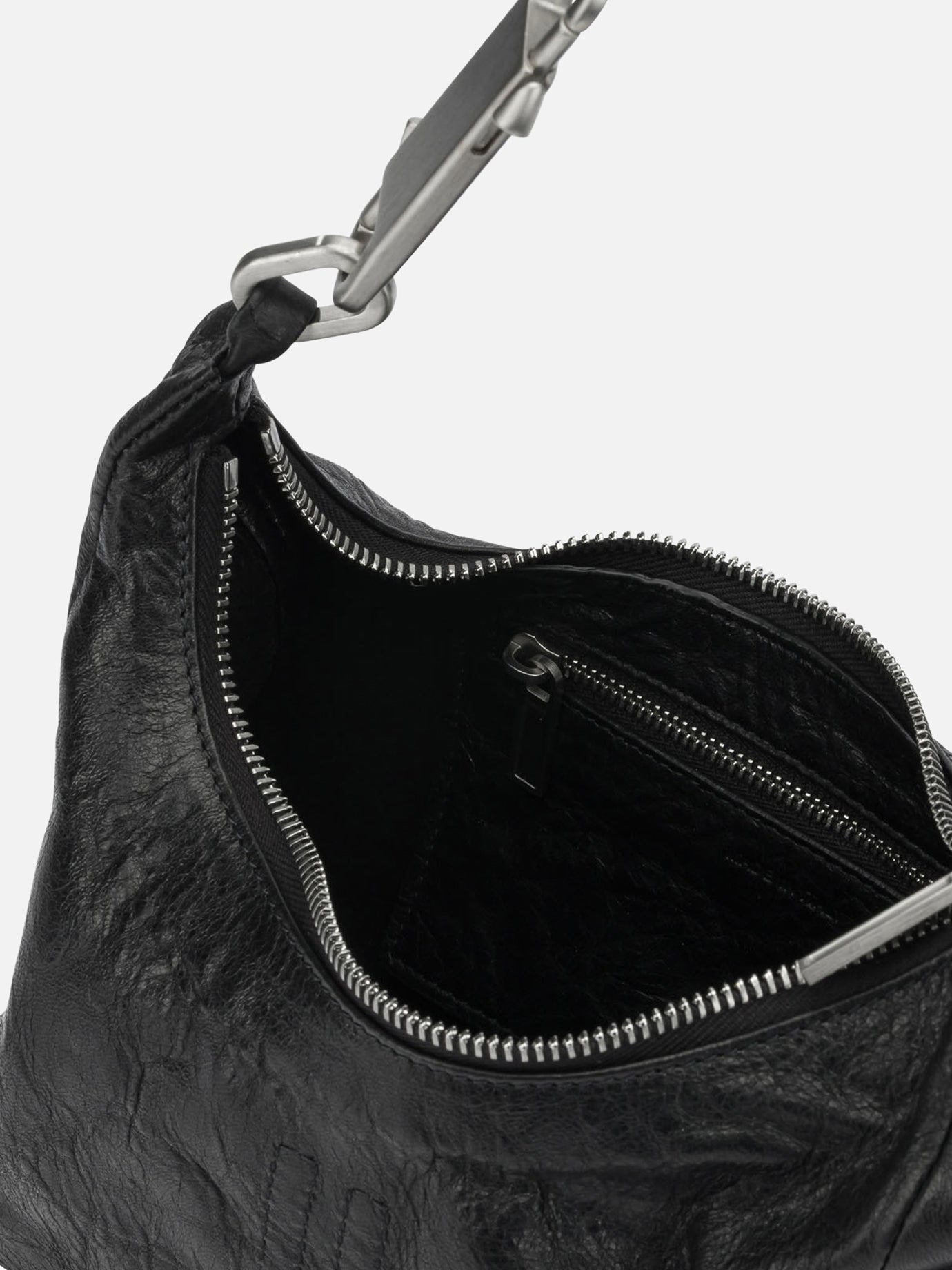 Small bags 100% lamb leather - Lining: 100% cotton Black - Rick Owens Women | PDP | VIETTI Online Store | Zoom-Modal_5