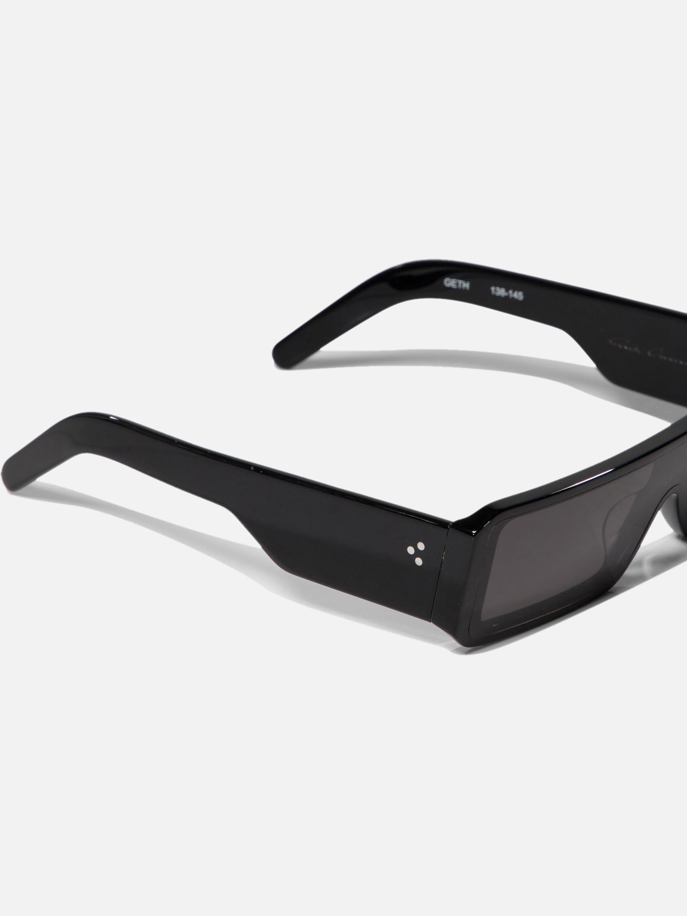 Montatura squadrata 100% acetate Nero - Rick Owens Uomo | PDP | VIETTI Online Store | Zoom-Modal_2