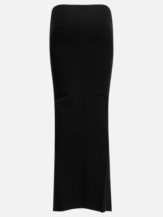 Rick Owens "Ankle" Long Skirt Black