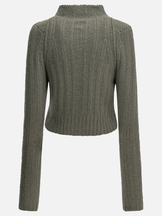 Rick Owens "Con" Turtleneck Sweater Grey