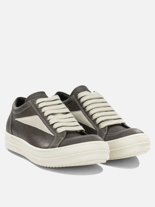 Rick Owens "Vintage Sneaks" Low-Top Sneakers Black