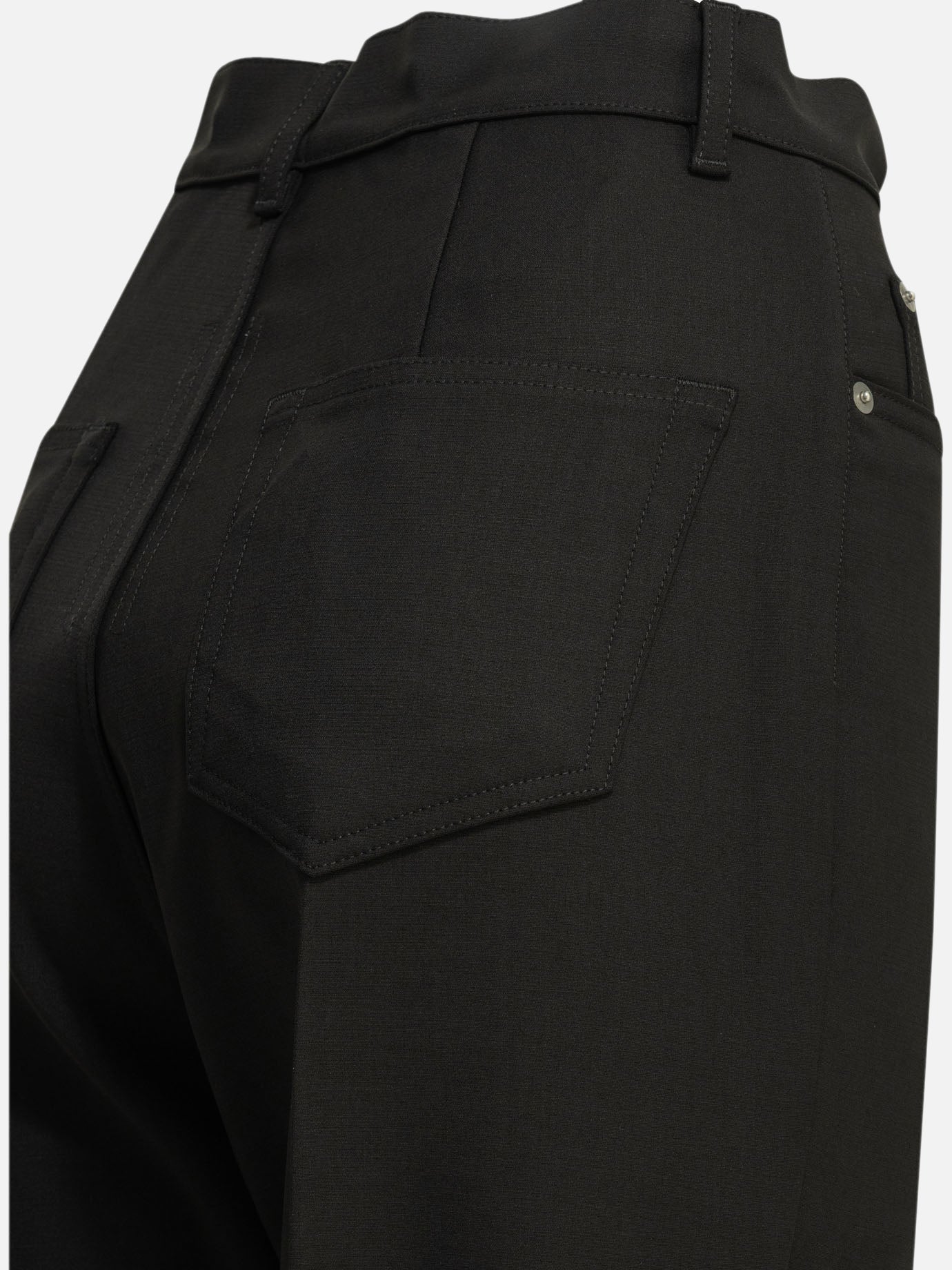 Flared jeans Solid colour Black - Rick Owens Women | PDP | VIETTI Online Store | Zoom-Modal_6