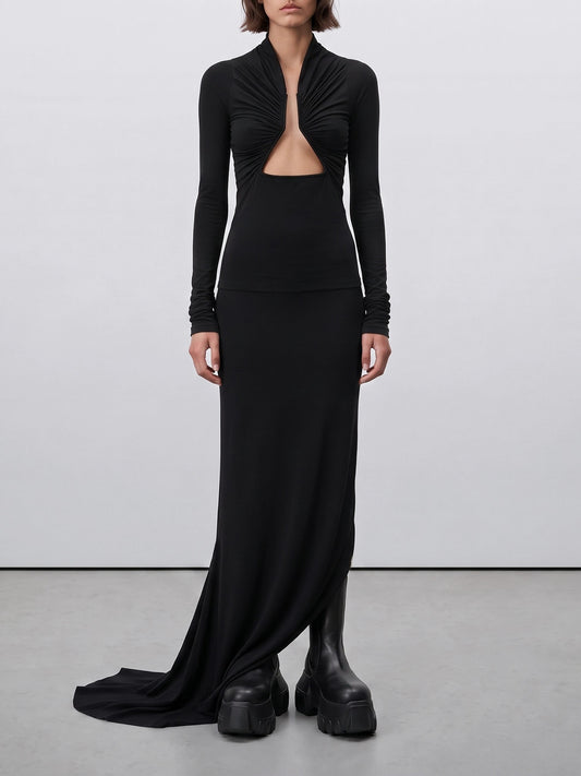 Gonne lunghe Solid colour Nero - Rick Owens Donna | PLP | VIETTI Online Store | 2
