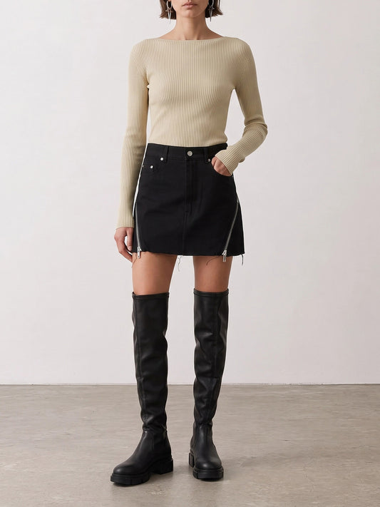 Minigonne Solid colour Nero - Rick Owens Donna | PLP | VIETTI Online Store | 2