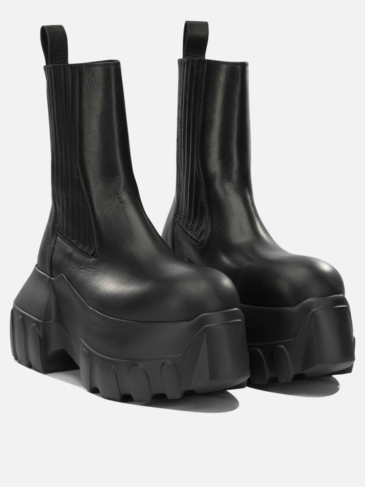 Stivaletti pull-on 100% calf leather - 100% eva Nero - Rick Owens Donna | PLP | VIETTI Online Store | 2