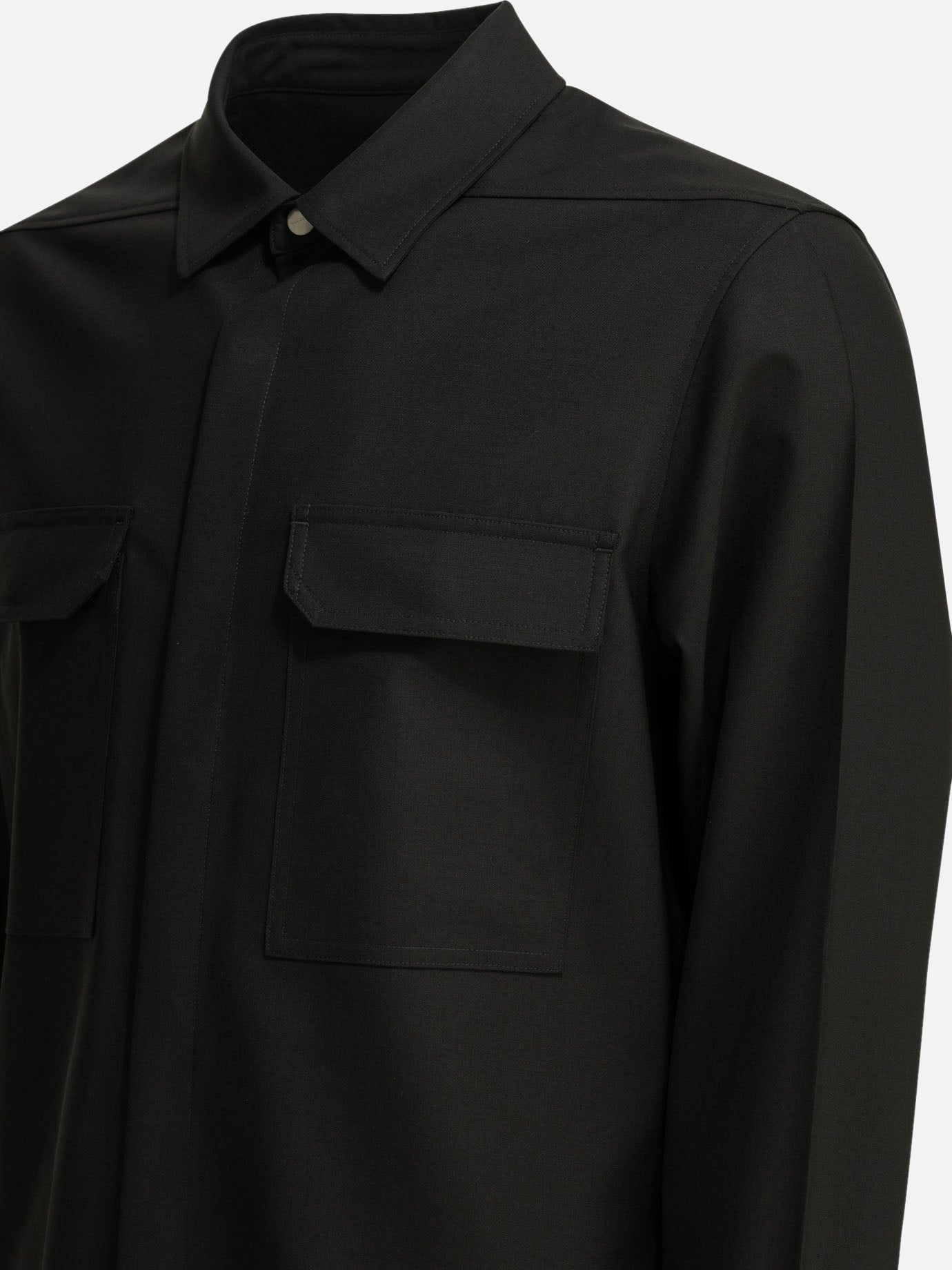Casual shirts Solid colour Black - Rick Owens Men | PDP | VIETTI Online Store | Zoom-Modal_6