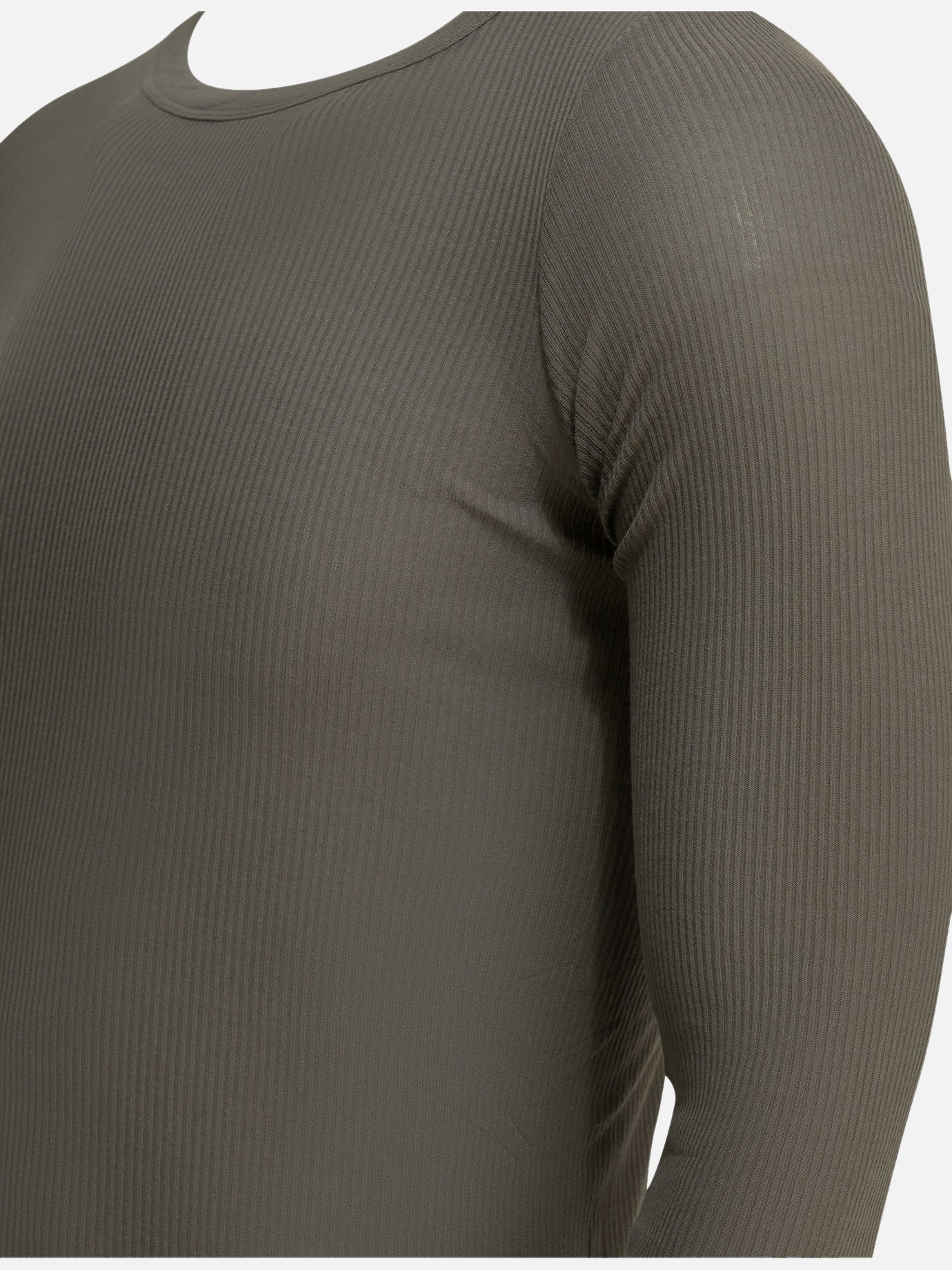 T-shirt scollo rotondo Solid colour Grigio - Rick Owens Uomo | PDP | VIETTI Online Store | Zoom-Modal_6