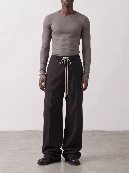 T-shirt scollo rotondo Solid colour Grigio - Rick Owens Uomo | PLP | VIETTI Online Store | 2