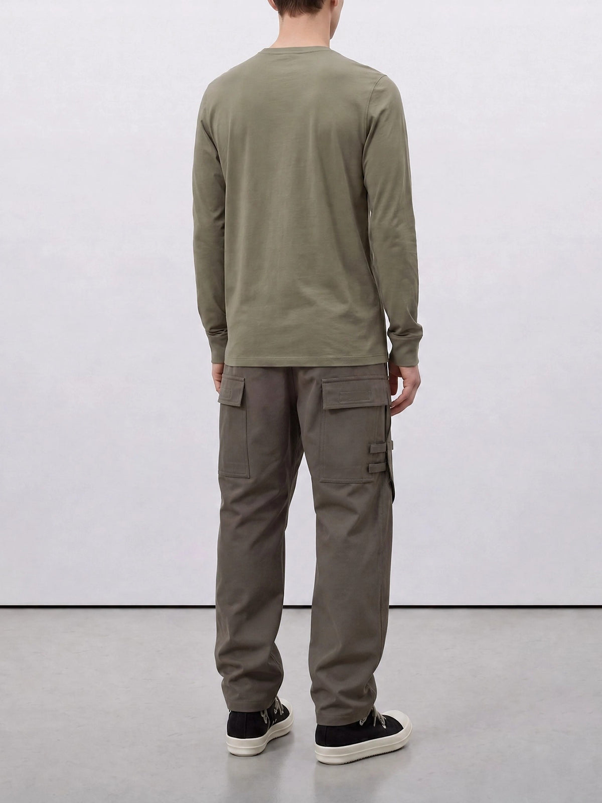 Rick Owens "Level" crew-neck T-shirt Grey