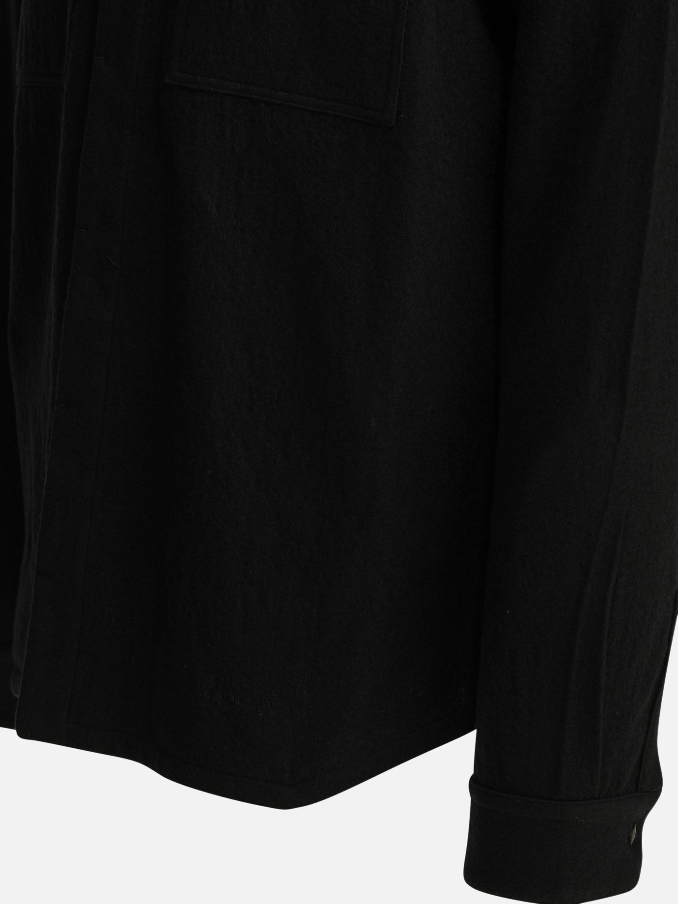 Camicie casual Solid colour Nero - Rick Owens Uomo | PDP | VIETTI Online Store | Zoom-Modal_6