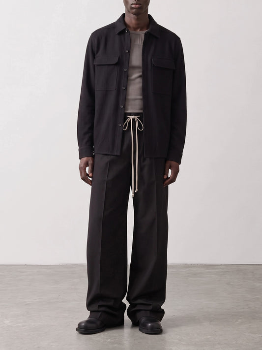 Camicie casual Solid colour Nero - Rick Owens Uomo | PLP | VIETTI Online Store | 2