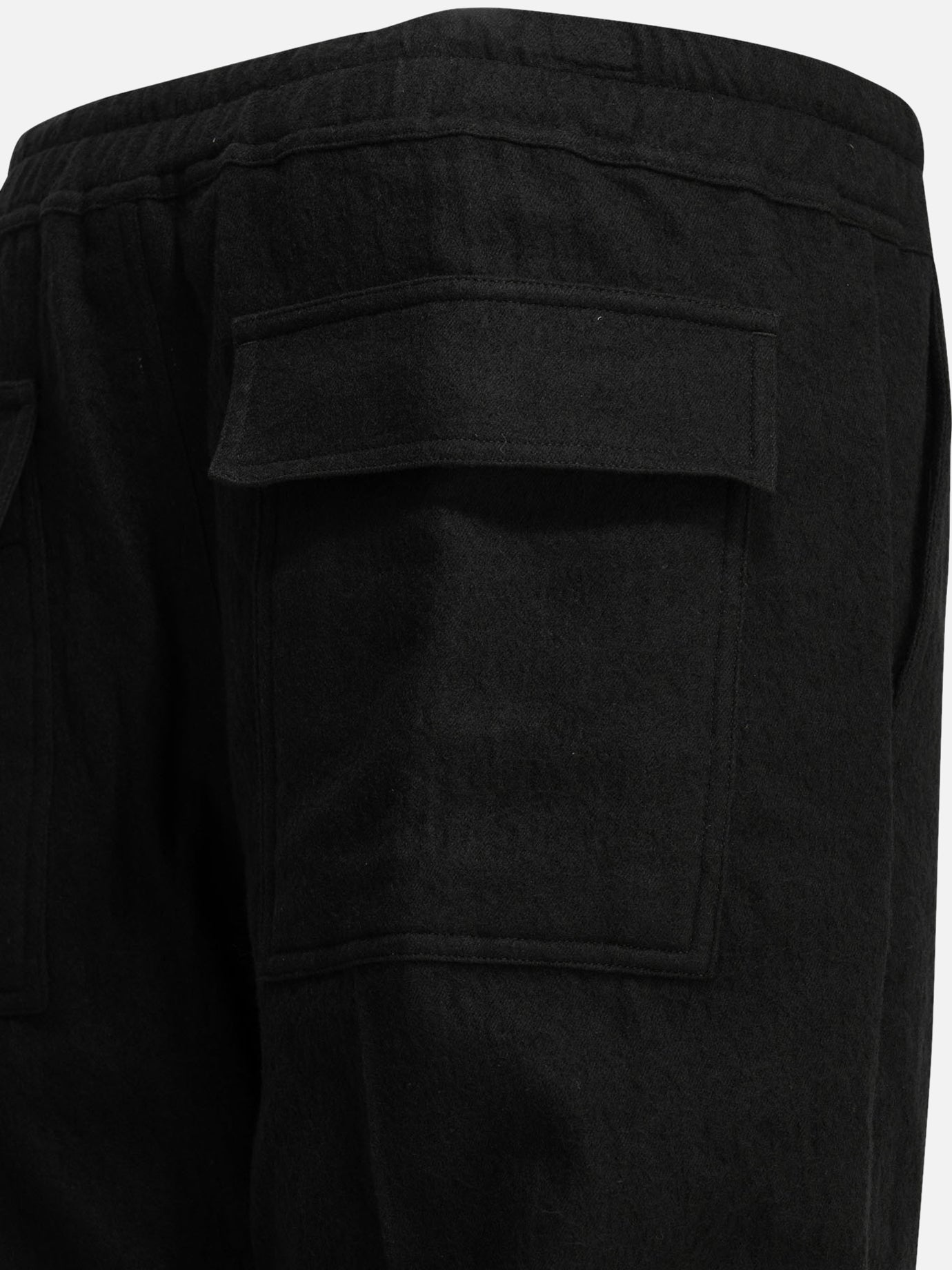 Pantaloni cargo & parachute Solid colour Nero - Rick Owens Uomo | PDP | VIETTI Online Store | Zoom-Modal_6