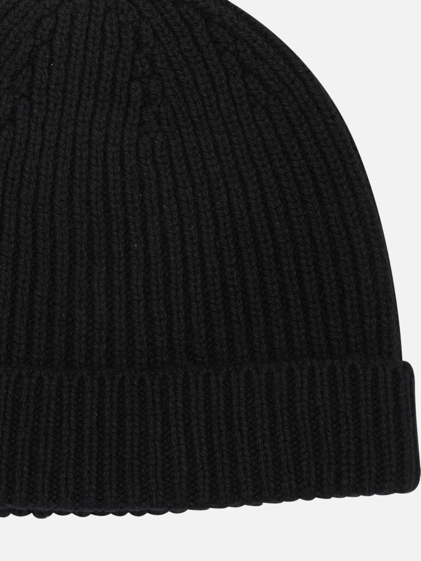 Beanies 97% cashmere 3% wool Black - Rick Owens Men | PDP | VIETTI Online Store | Zoom-Modal_3