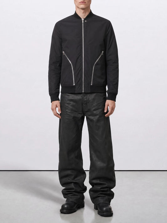 Bomber Solid colour Nero - Rick Owens Uomo | PLP | VIETTI Online Store | 2