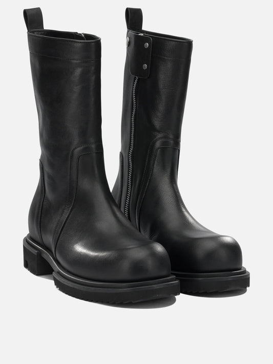 Anfibi 100% calf leather - 100% eva Nero - Rick Owens Uomo | PDP | VIETTI Online Store | 2