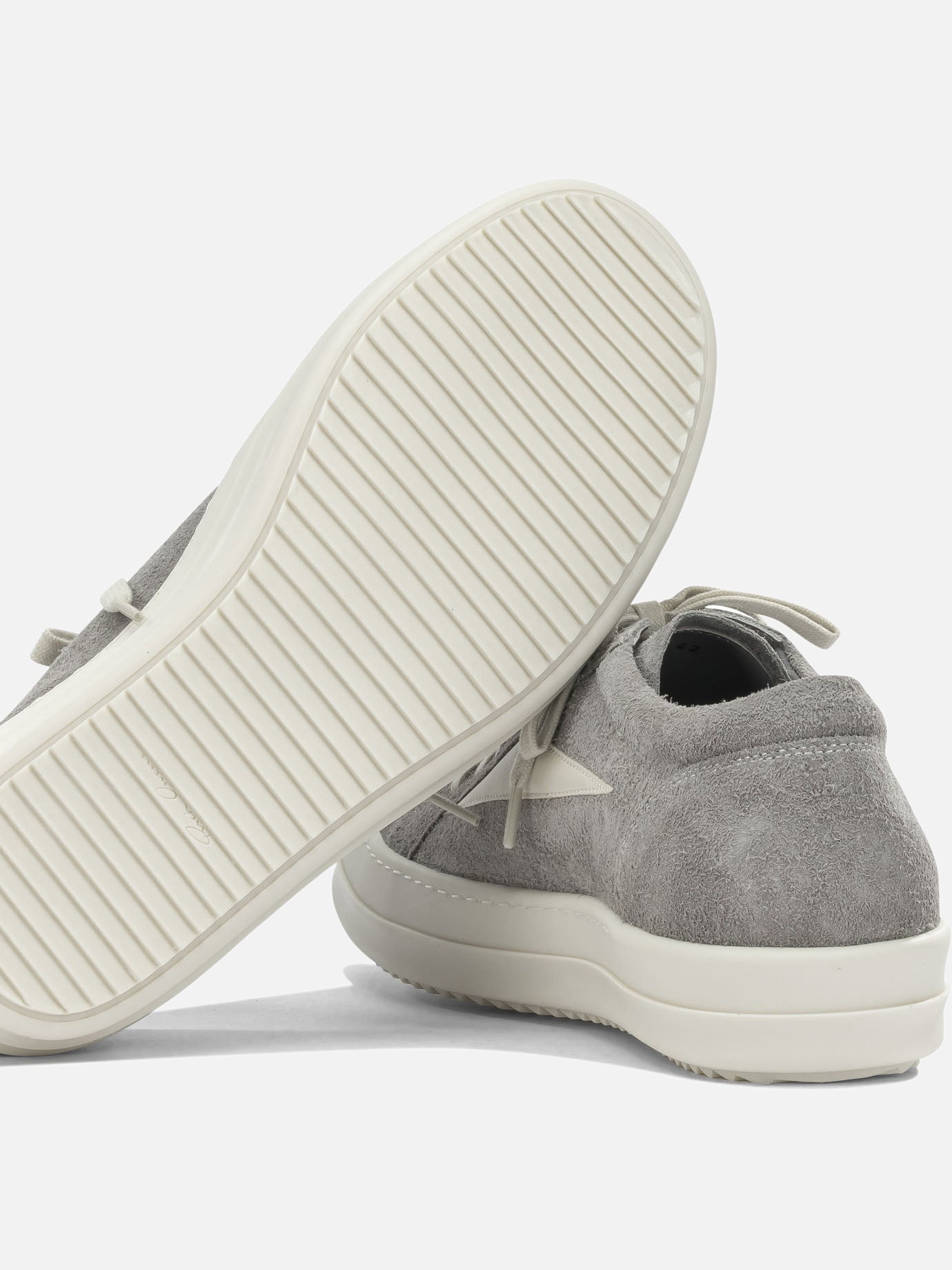 Low top sneakers 100% calf leather - 100% thermoplastic rubber Grey - Rick Owens Men | PDP | VIETTI Online Store | Zoom-Modal_5