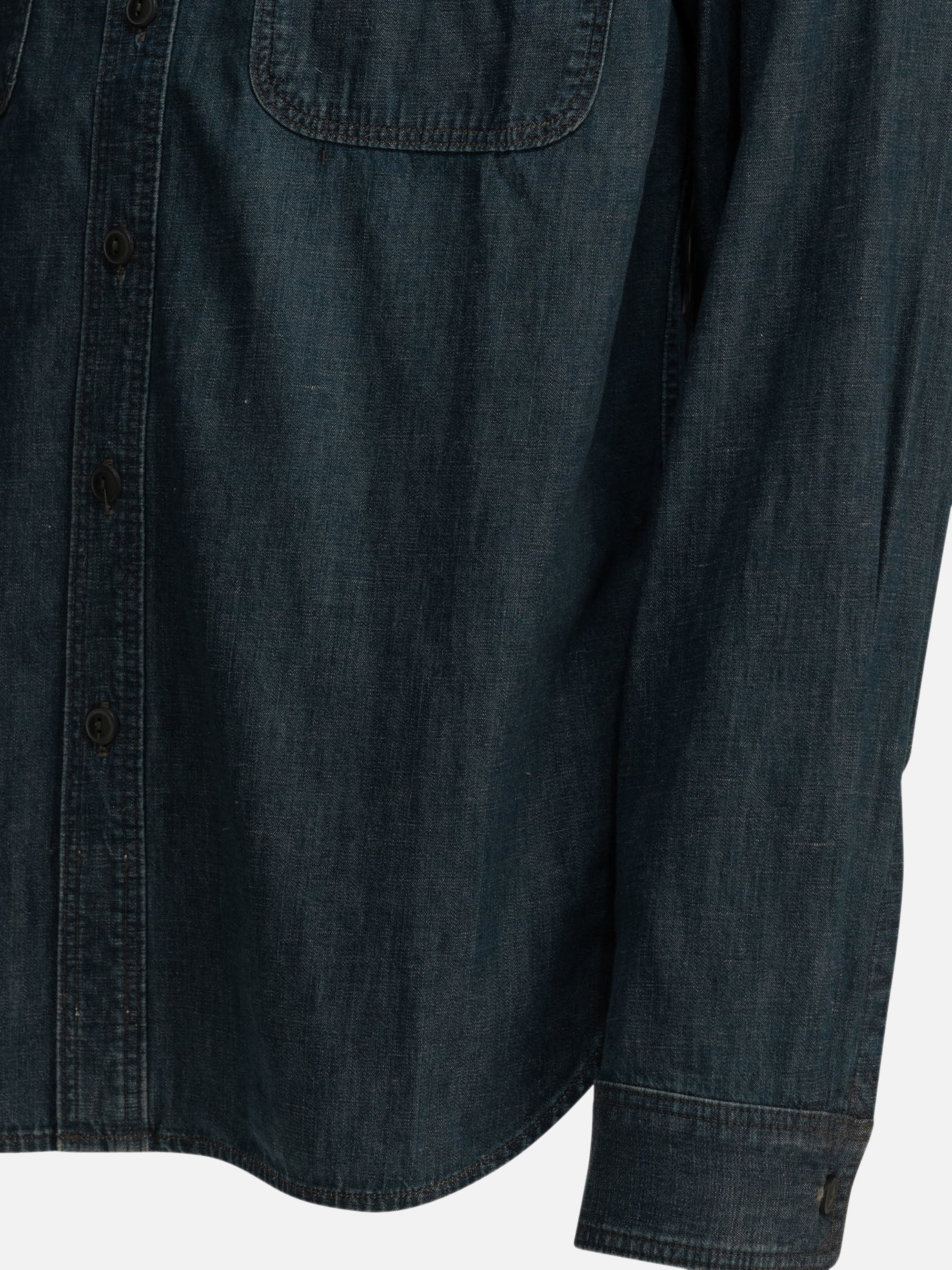 Casual shirts Solid colour Blue - RRL by Ralph Lauren Men | PDP | VIETTI Online Store | Zoom-Modal_6