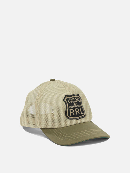 RRL by Ralph Lauren Trucker cap with logo Beige