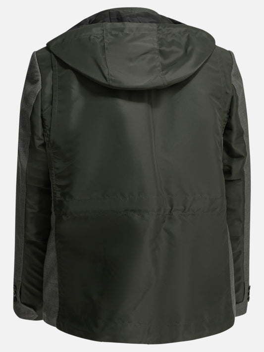 Blazers Solid colour Grey - Sacai Men | PLP | VIETTI Online Store | 2