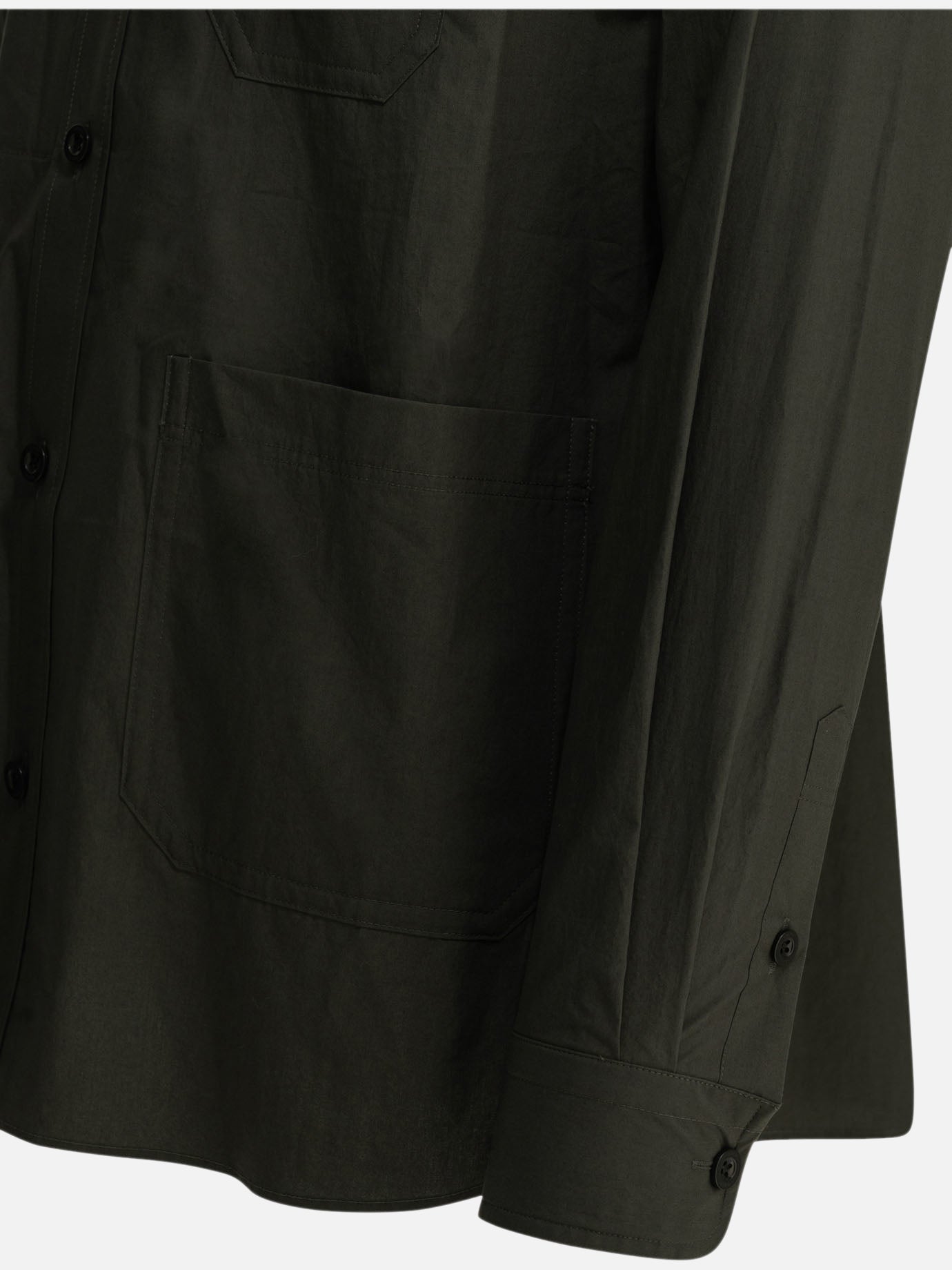 Casual shirts Solid colour Green - Sacai Men | PDP | VIETTI Online Store | Zoom-Modal_4