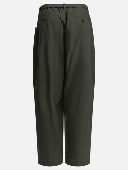 Cargo & parachute trousers Solid colour Green - Sacai Men | PLP | VIETTI Online Store | 2