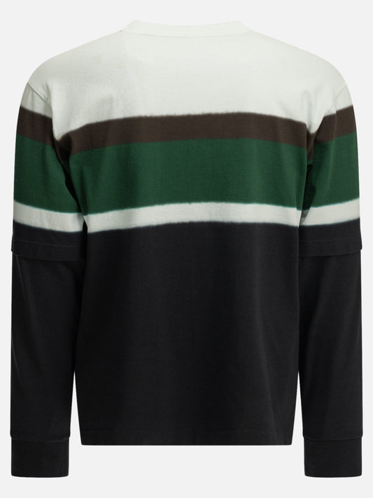 Sacai "Chusen Dyed" Crew-Neck T-Shirt Multicolor