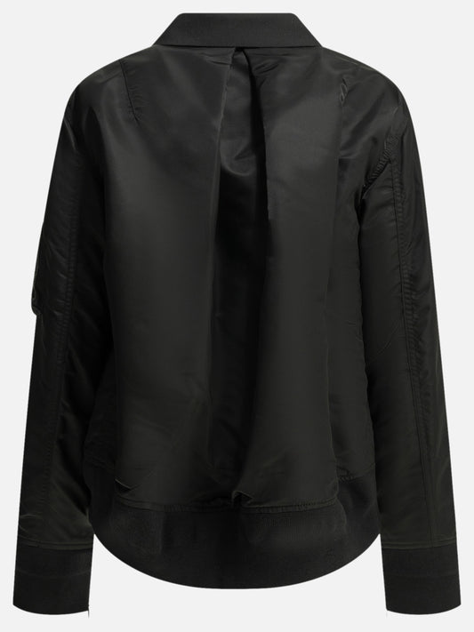 Blazers Solid colour Black - Sacai Women | PLP | VIETTI Online Store | 2