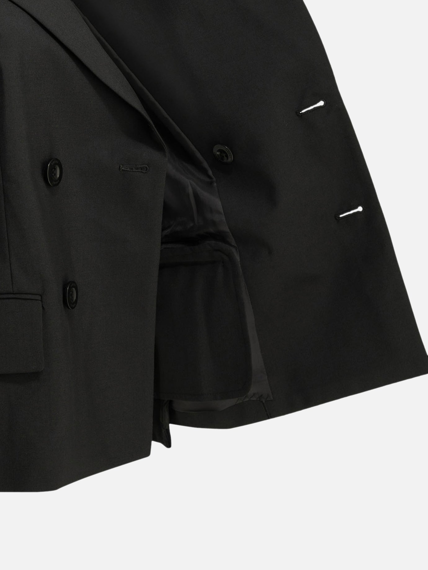 Blazers Solid colour Black - Sacai Women | PDP | VIETTI Online Store | Zoom-Modal_4