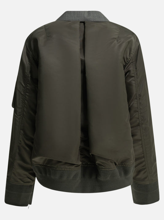 Blazers Solid colour Grey - Sacai Women | PLP | VIETTI Online Store | 2