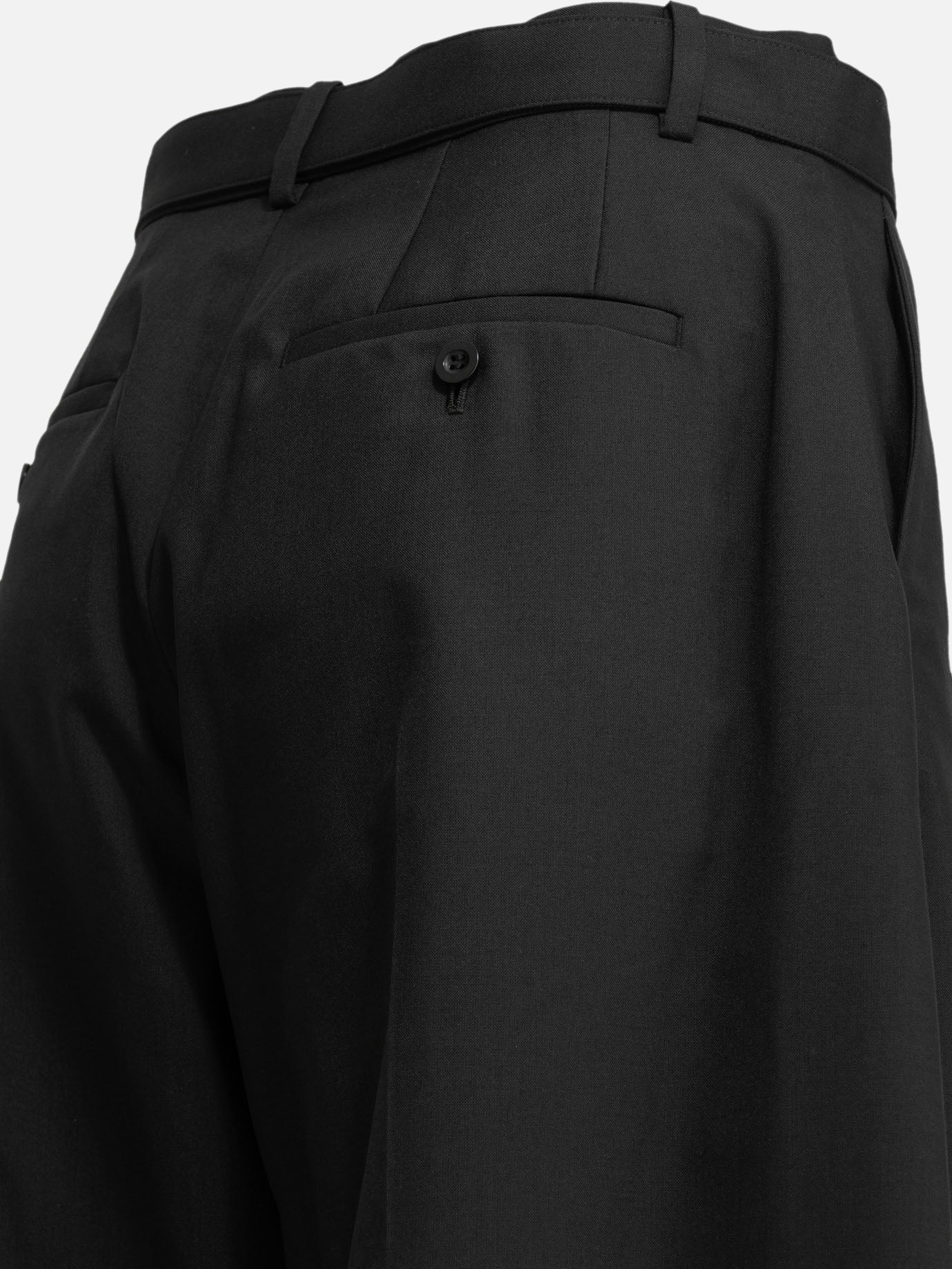 Tailored trousers Solid colour Black - Sacai Women | PDP | VIETTI Online Store | Zoom-Modal_4