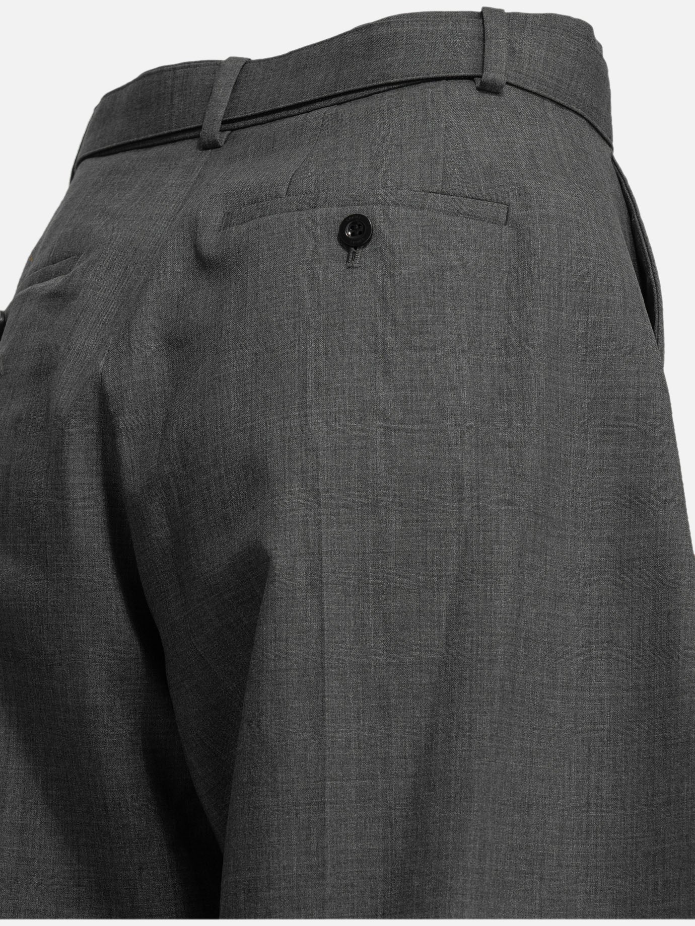 Tailored trousers Solid colour Grey - Sacai Women | PDP | VIETTI Online Store | Zoom-Modal_4