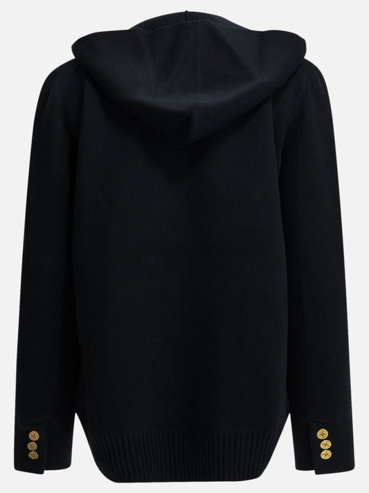 Sacai Double-breasted blazer Blue