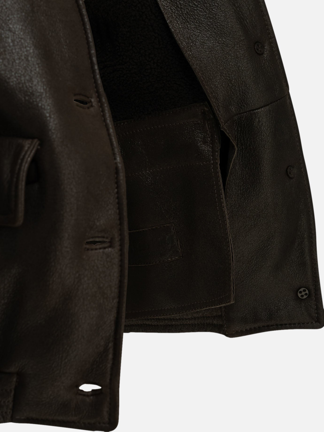 Salvatore Santoro Shearling jacket Brown