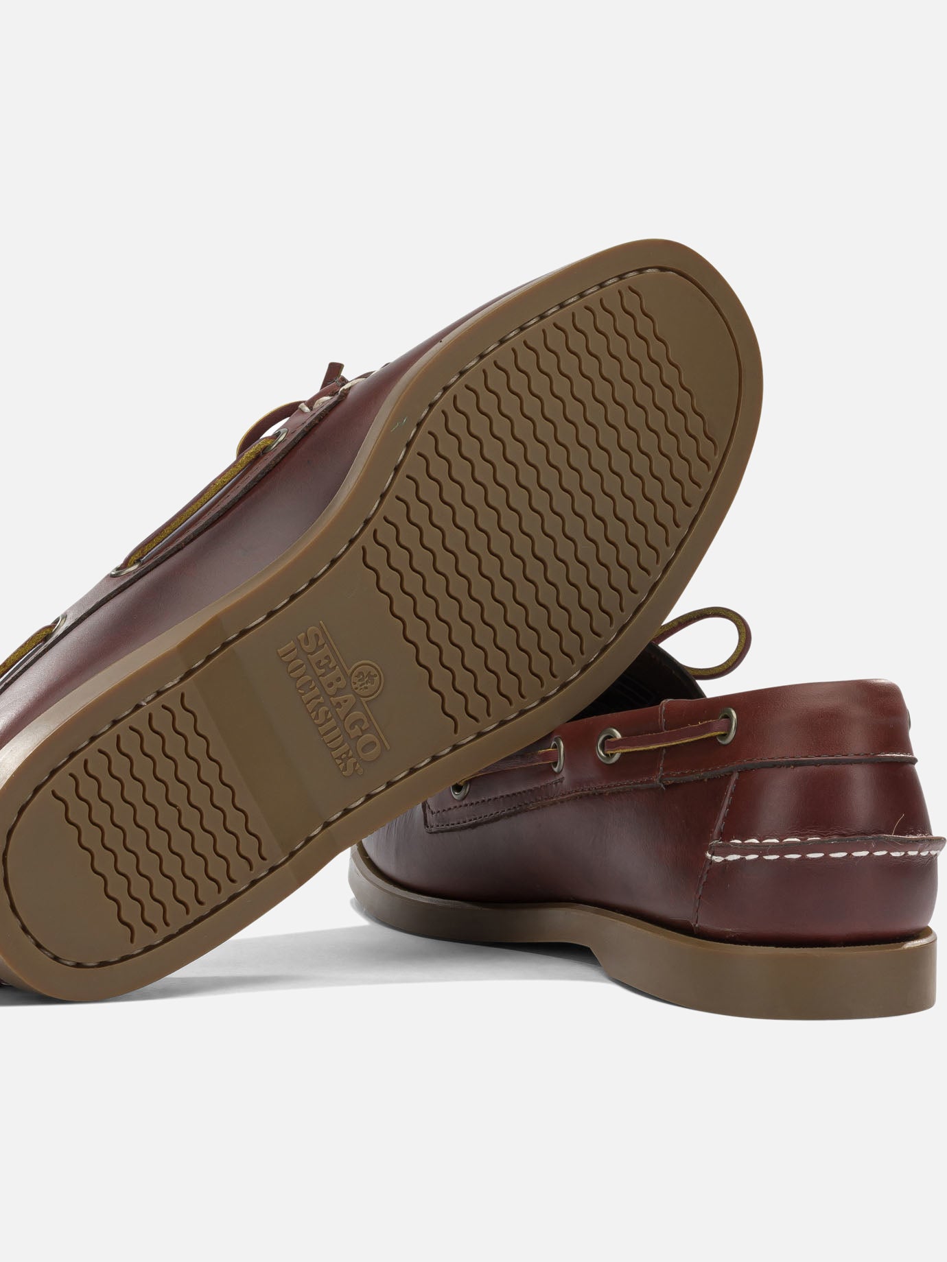 Laced loafers 100% leather - 100% rubber Brown - Sebago Men | PDP | VIETTI Online Store | Zoom-Modal_5