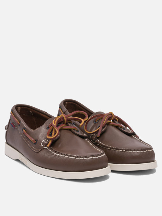 Laced loafers 100% leather - 100% rubber Brown - Sebago Men | PLP | VIETTI Online Store | 2
