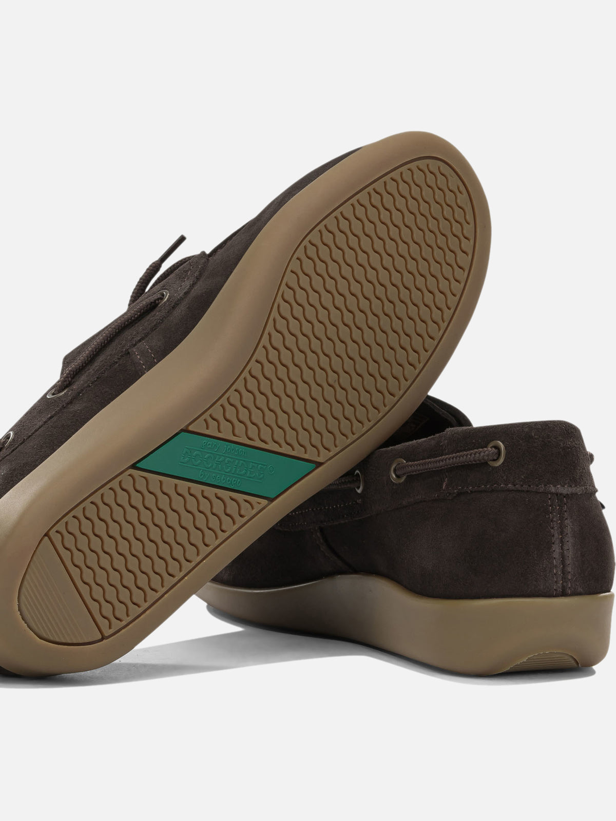 Sebago "Gary Jobson Suede" Lace-Up Loafers Brown