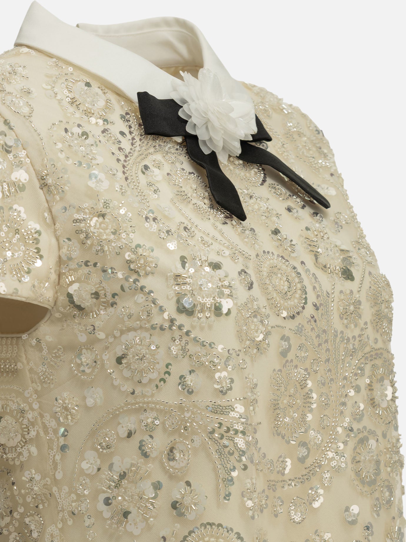 Mini dresses Embroidered White - Self-portrait Women | PDP | VIETTI Online Store | Zoom-Modal_4