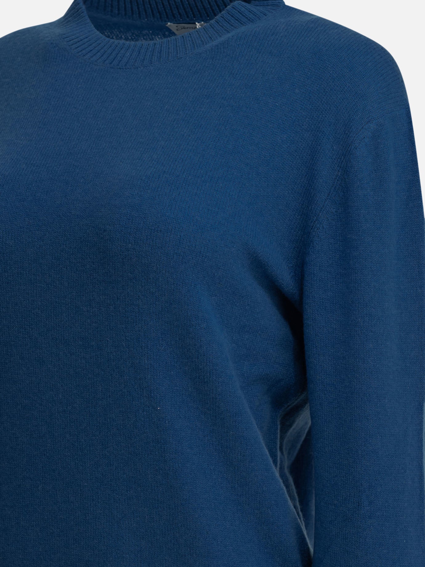 Crewneck sweaters Solid colour Blue - Semper Women | PDP | VIETTI Online Store | Zoom-Modal_4