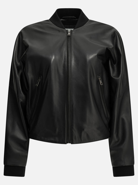 Semper Nappa leather jacket Black