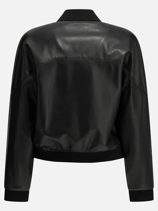 Leather jackets 100% cow nappa leather Black - Semper Women | PDP | VIETTI Online Store | 2