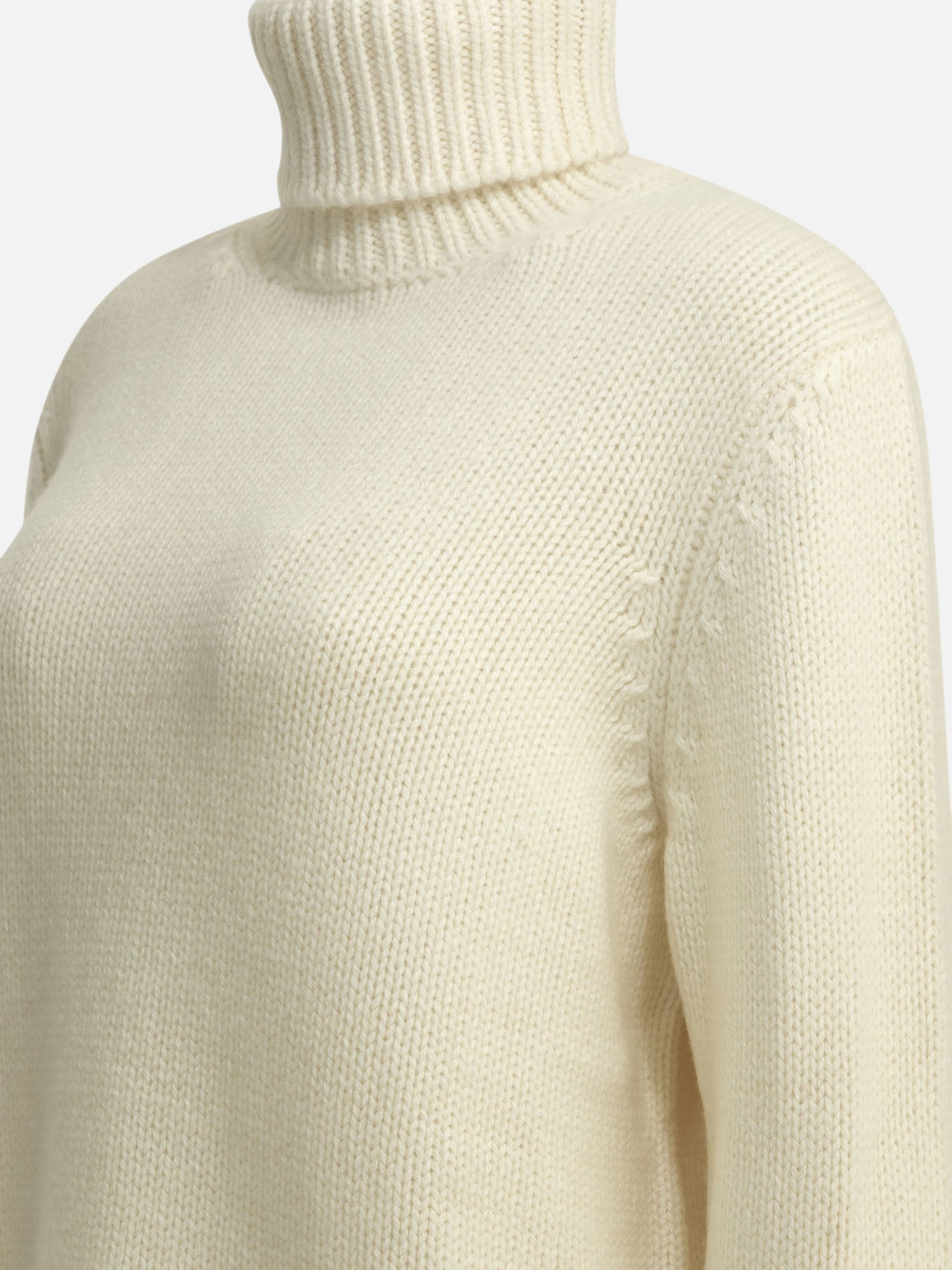 Turtleneck sweaters Solid colour White - Semper Women | PDP | VIETTI Online Store | Zoom-Modal_6