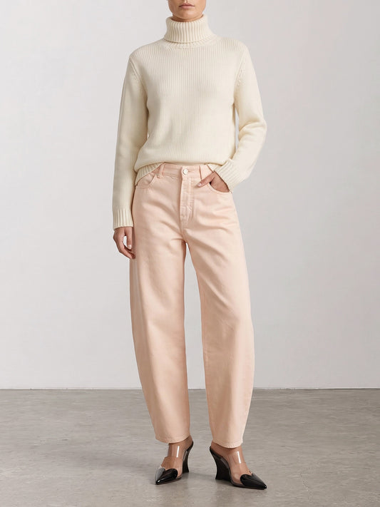 Turtleneck sweaters Solid colour White - Semper Women | PDP | VIETTI Online Store | 2