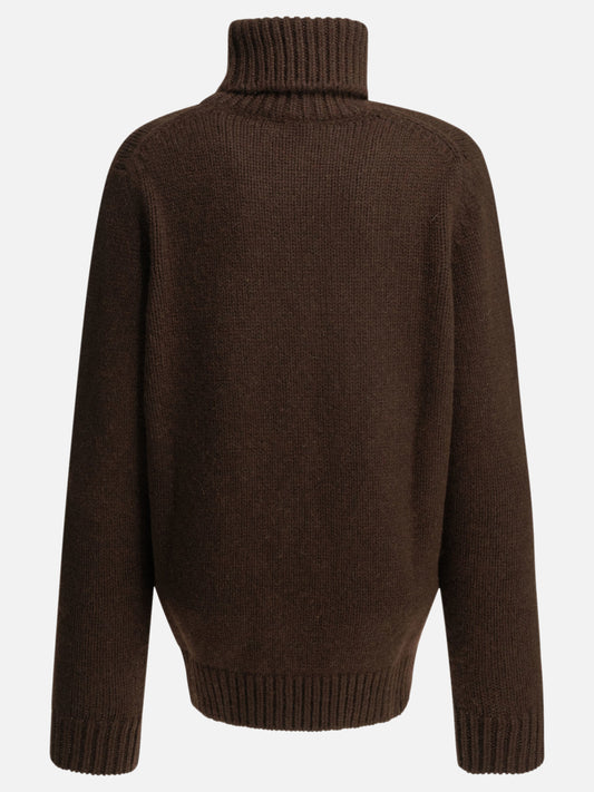Turtleneck sweaters Solid colour Brown - Semper Women | PDP | VIETTI Online Store | 2